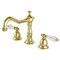 Kingston Brass KS1972WLL 8" Widespread Bathroom Faucet, Polished Brass KS1972WLL - alternate 1